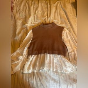 Anthropologie layered top